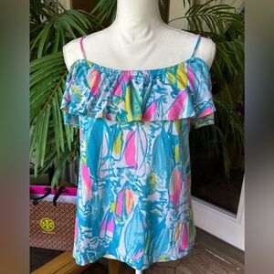 Lilly Pulitzer Off Shoulder Top with Strap